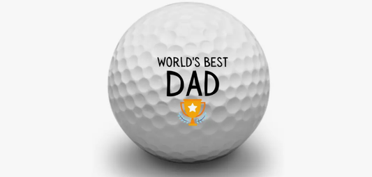 World's Best Dad Golf Balls - 3 pack