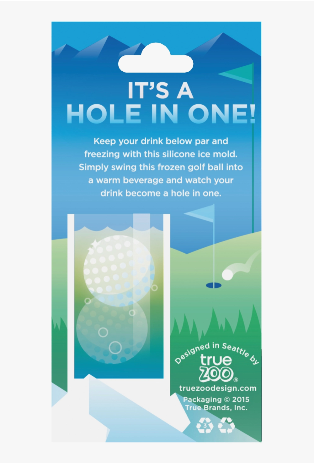 Golf Ball Silicone Ice Mold