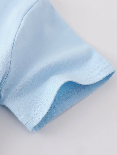 Blue Golf Embroidery Boy Top