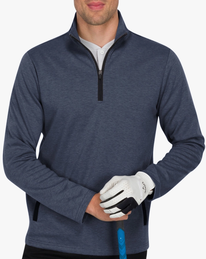 Men'S Pullover Sweater - Dry Fit Half Zip Golf Jacket