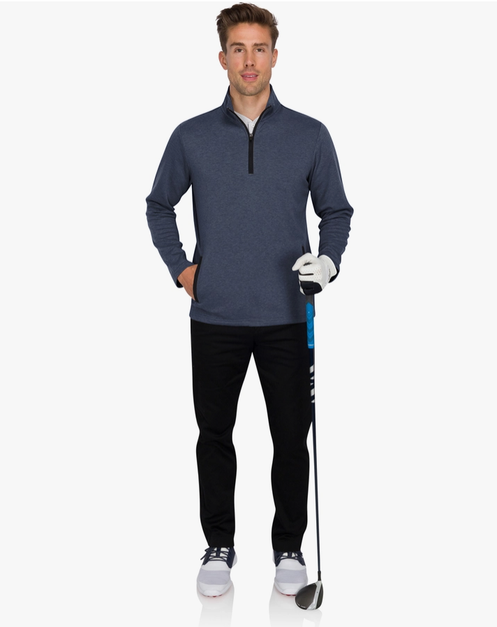 Men'S Pullover Sweater - Dry Fit Half Zip Golf Jacket