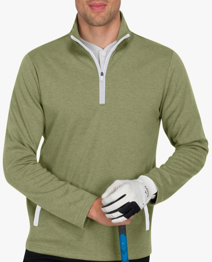 Men'S Pullover Sweater - Dry Fit Half Zip Golf Jacket