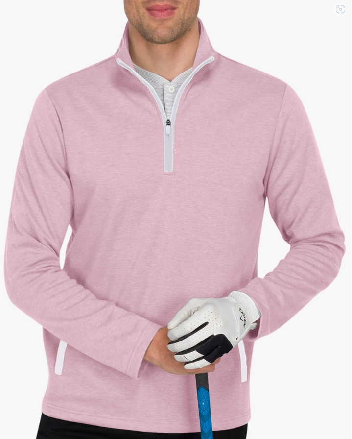 Men'S Pullover Sweater - Dry Fit Half Zip Golf Jacket