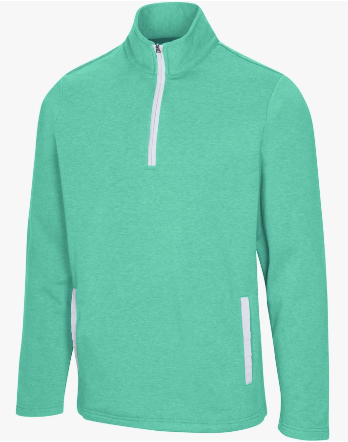 Men'S Pullover Sweater - Dry Fit Half Zip Golf Jacket