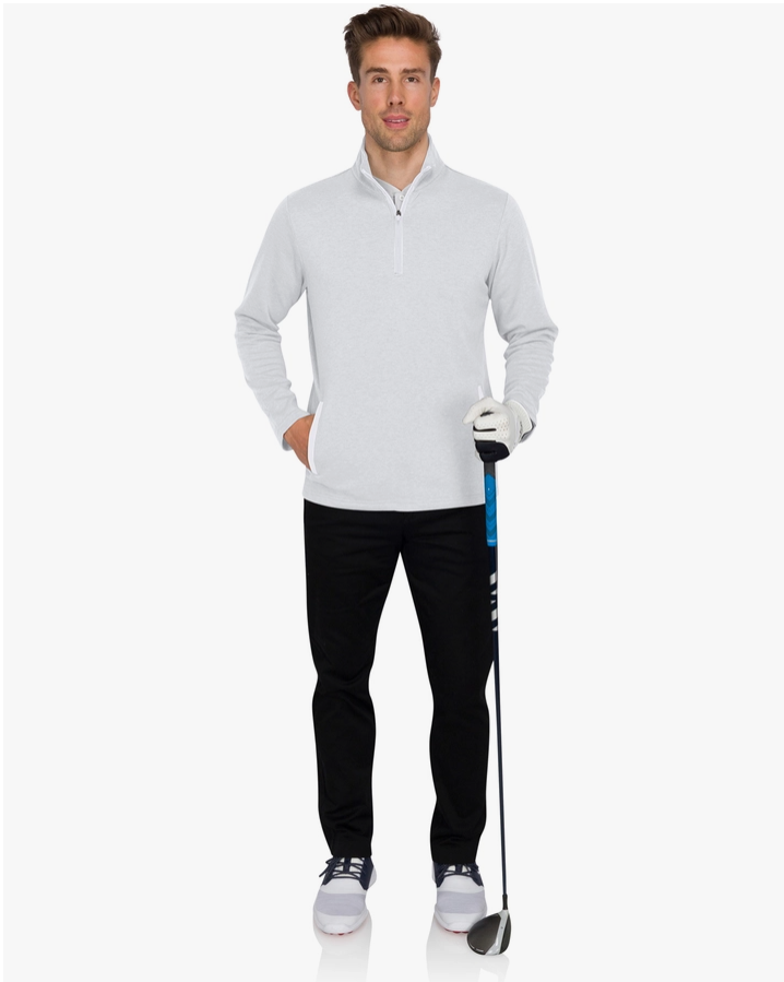 Men'S Pullover Sweater - Dry Fit Half Zip Golf Jacket