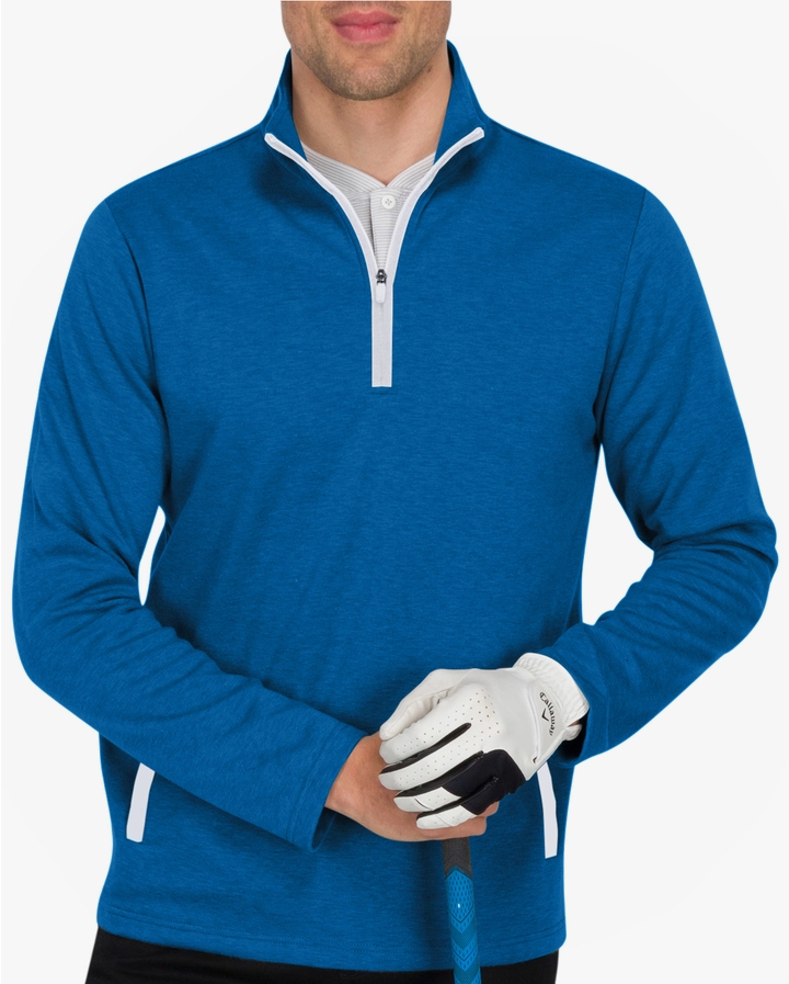 Men'S Pullover Sweater - Dry Fit Half Zip Golf Jacket