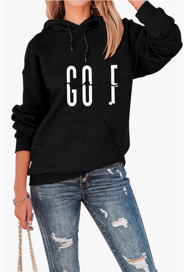 Women Golf Game Day Printing Pullover