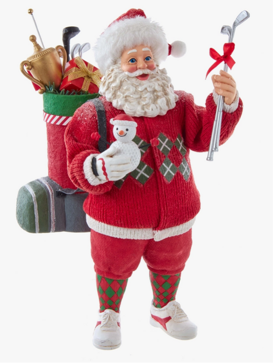 10.5“ Fabriché™ Golf Santa