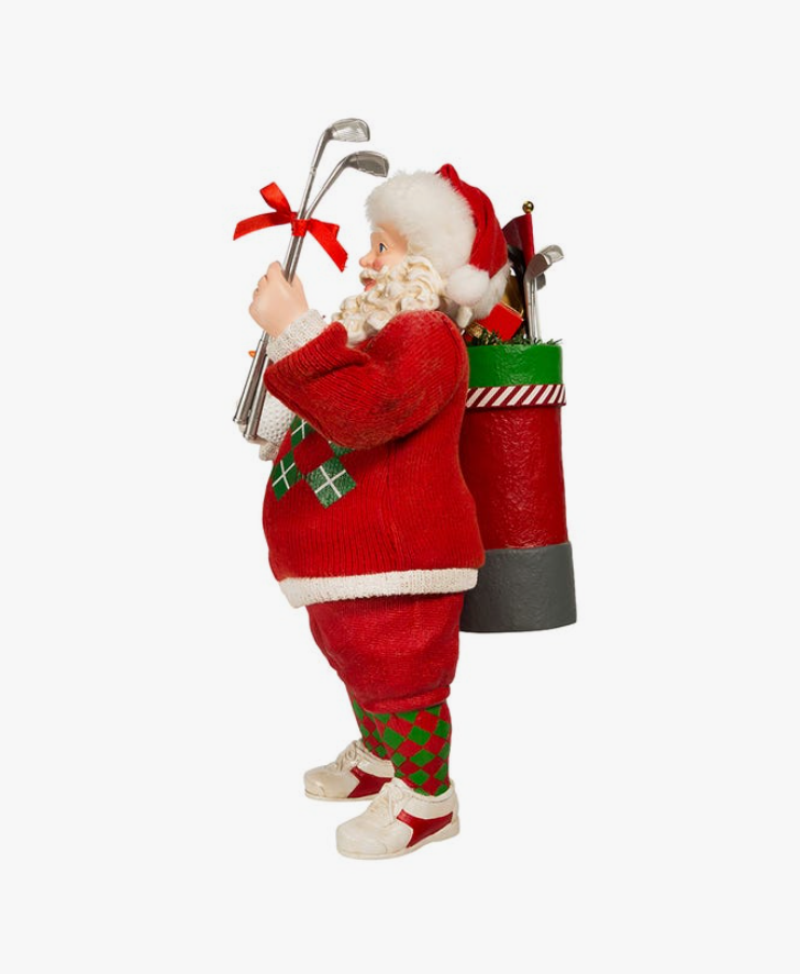 10.5“ Fabriché™ Golf Santa