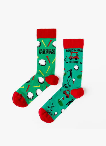 Christmas Golf Socks