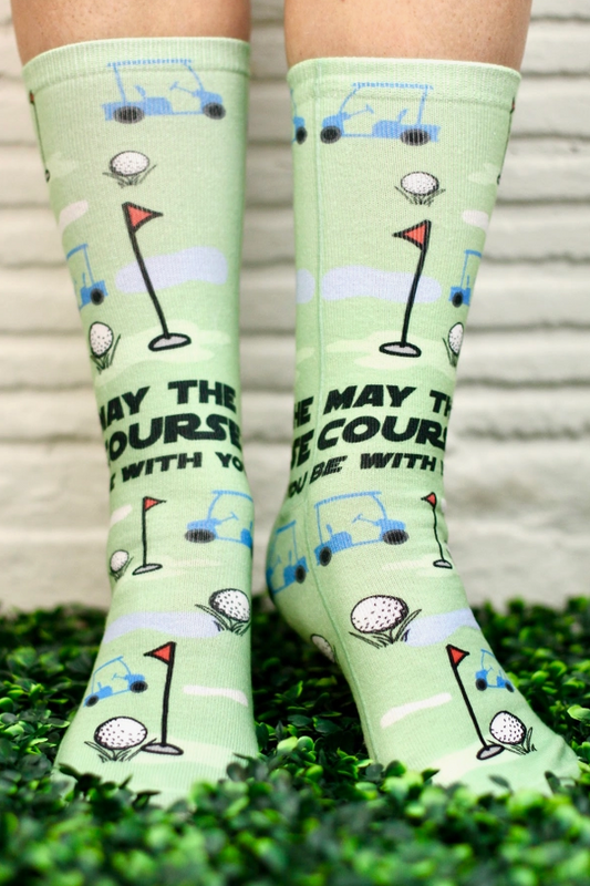 May the Course Be with You (Golf) - Funny Socks