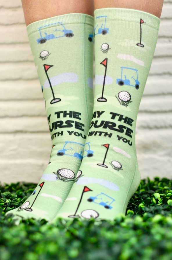 May the Course Be with You (Golf) - Funny Socks
