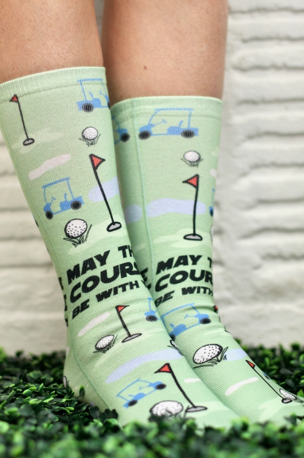 May the Course Be with You (Golf) - Funny Socks