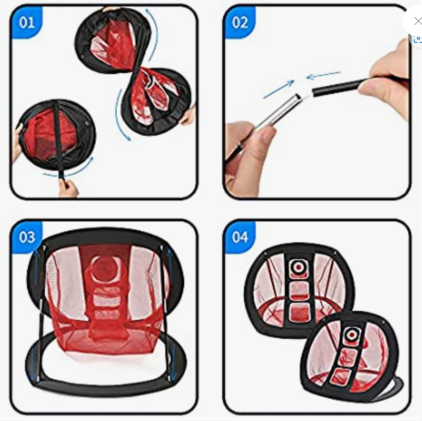Golf Chipping Net Golf Practice Net For Backyard Golf Access