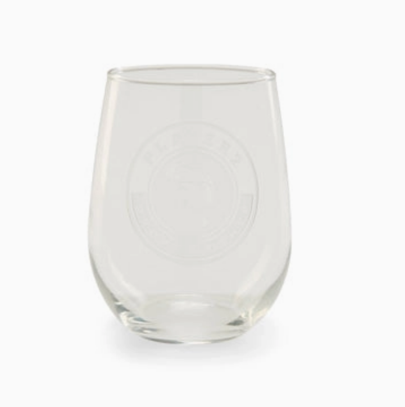 PLAYER2 Etched Stemless Wine Glass - Set of 2