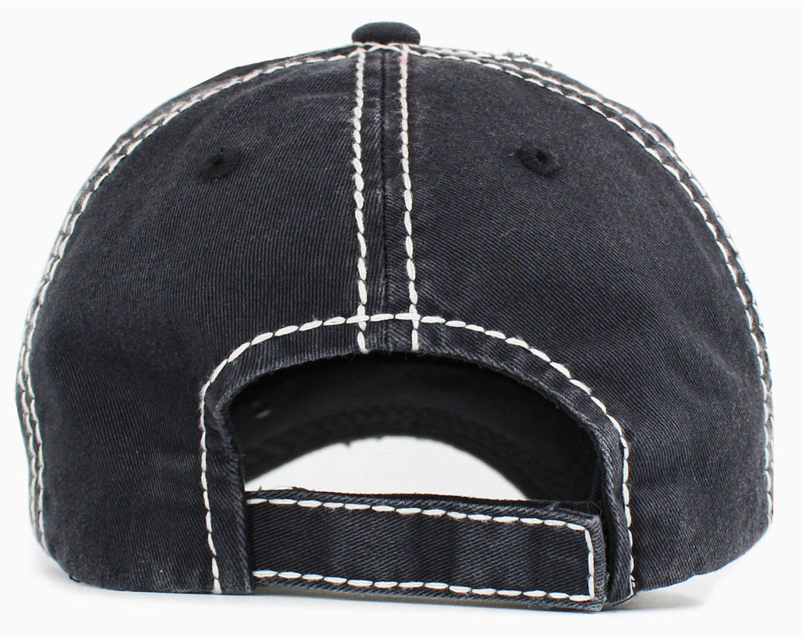 Kiss My Putt Washed Vintage Ballcap