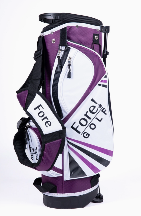 Fore! Golf Junior Stand Bag Purple Ages 3-8