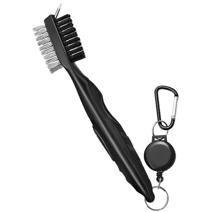 Golf Club Cleaning Brush With Case And Carabiner
