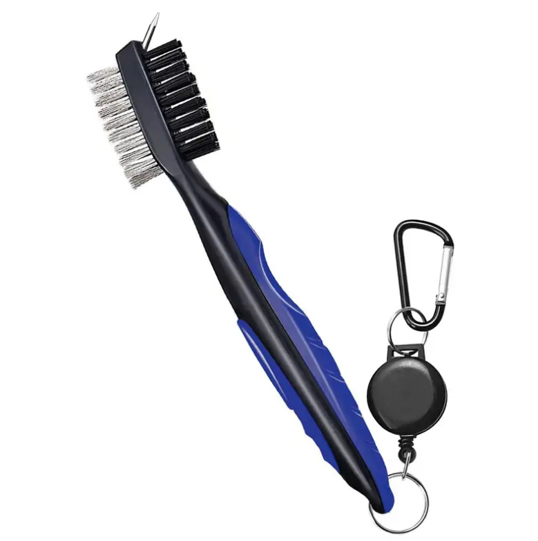 Golf Club Cleaning Brush With Case And Carabiner