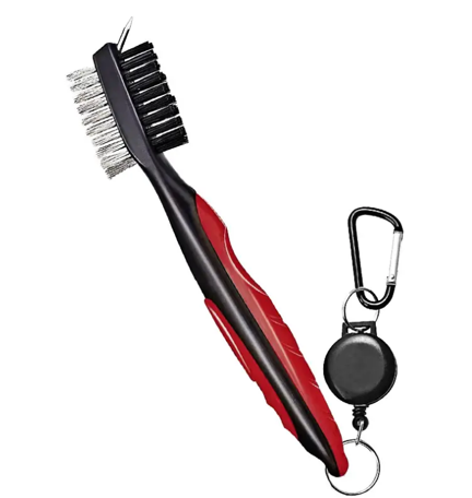 Golf Club Cleaning Brush With Case And Carabiner