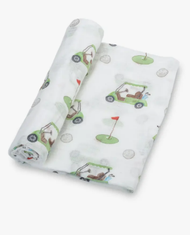 Golf A Round Baby Swaddle Blanket