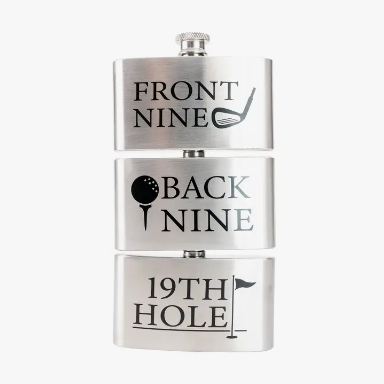 19th Hole Golfers Flask