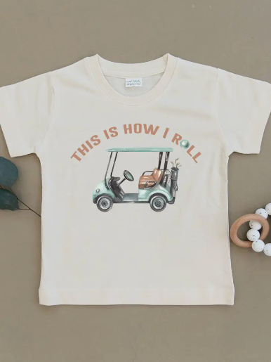 This Is How I Roll Golf Organic Baby Onesie & Toddler Tee