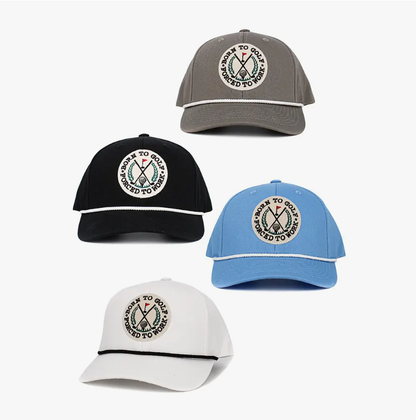 Born To Golf Forced To Work Baseball Cap