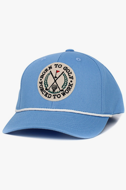 Born To Golf Forced To Work Baseball Cap