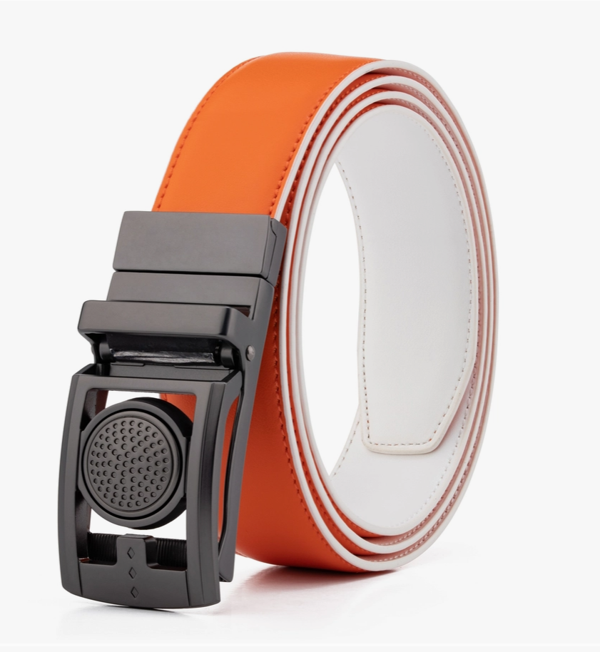 Orange golf belt outlet