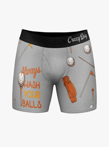 Always Wash Your Balls Boxers Briefs Funny Mens Underwear