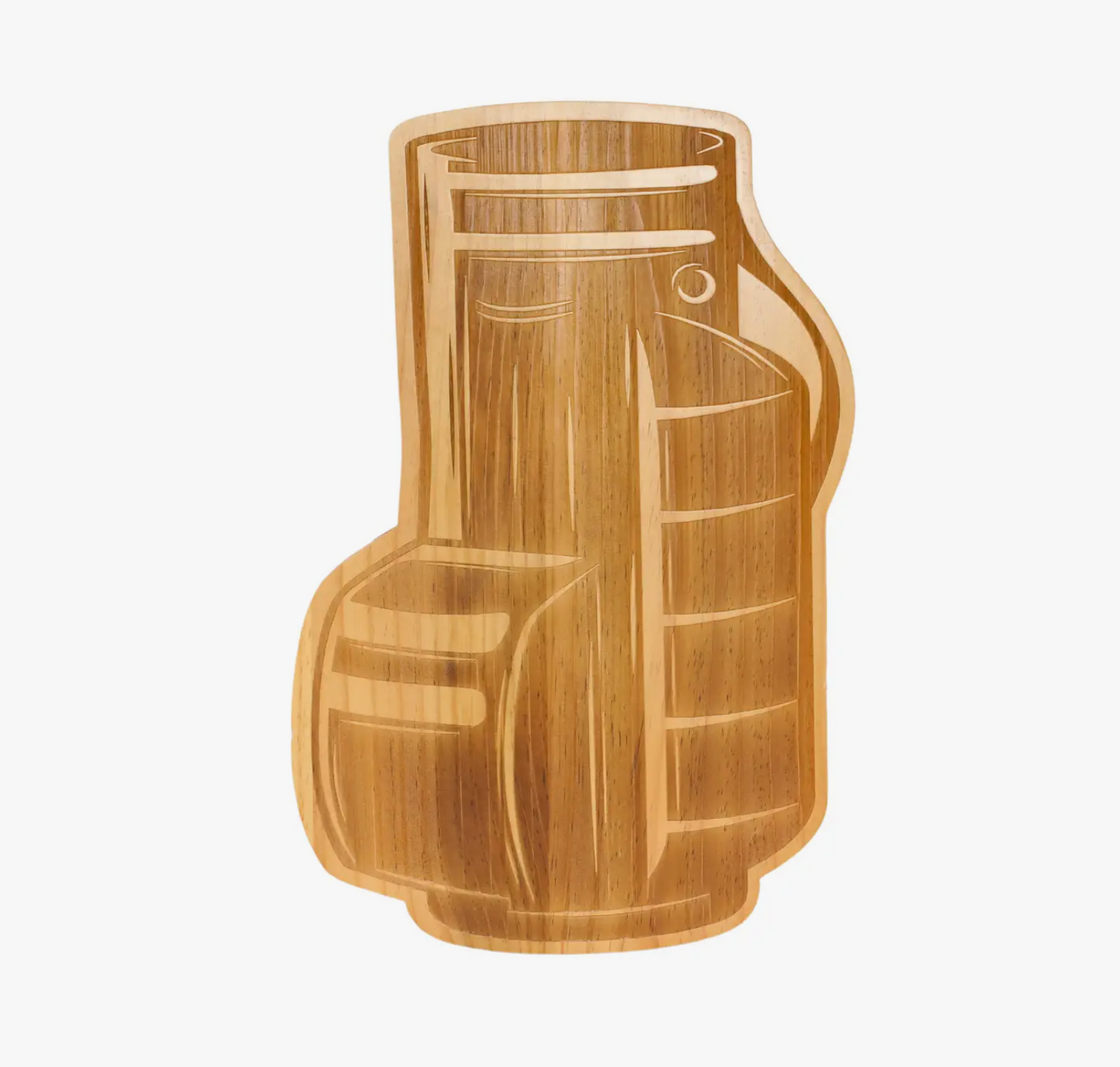 Golf Club Bag Cutting Wood Board