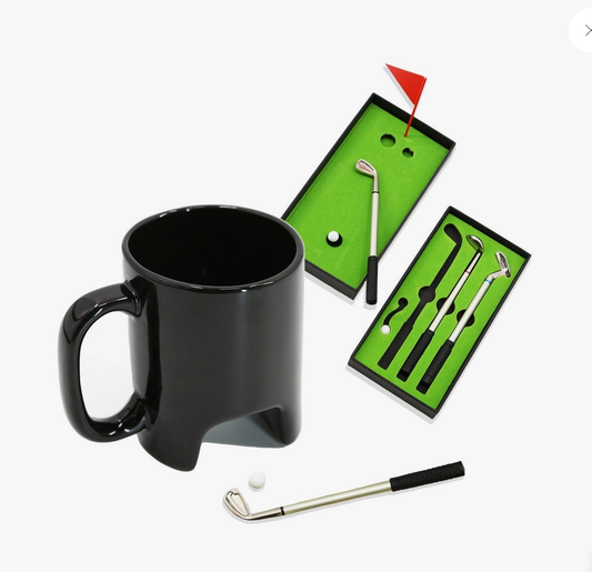 Putter Cup Golfer's Mug Kit - Funny Golf Coffee Mug Gift