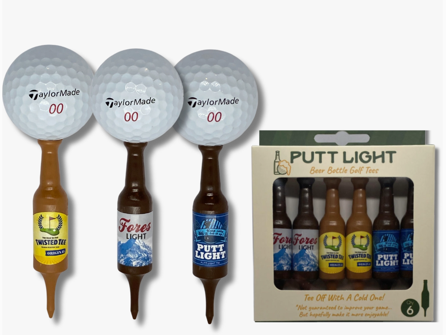 Beer Bottle Golf Tees