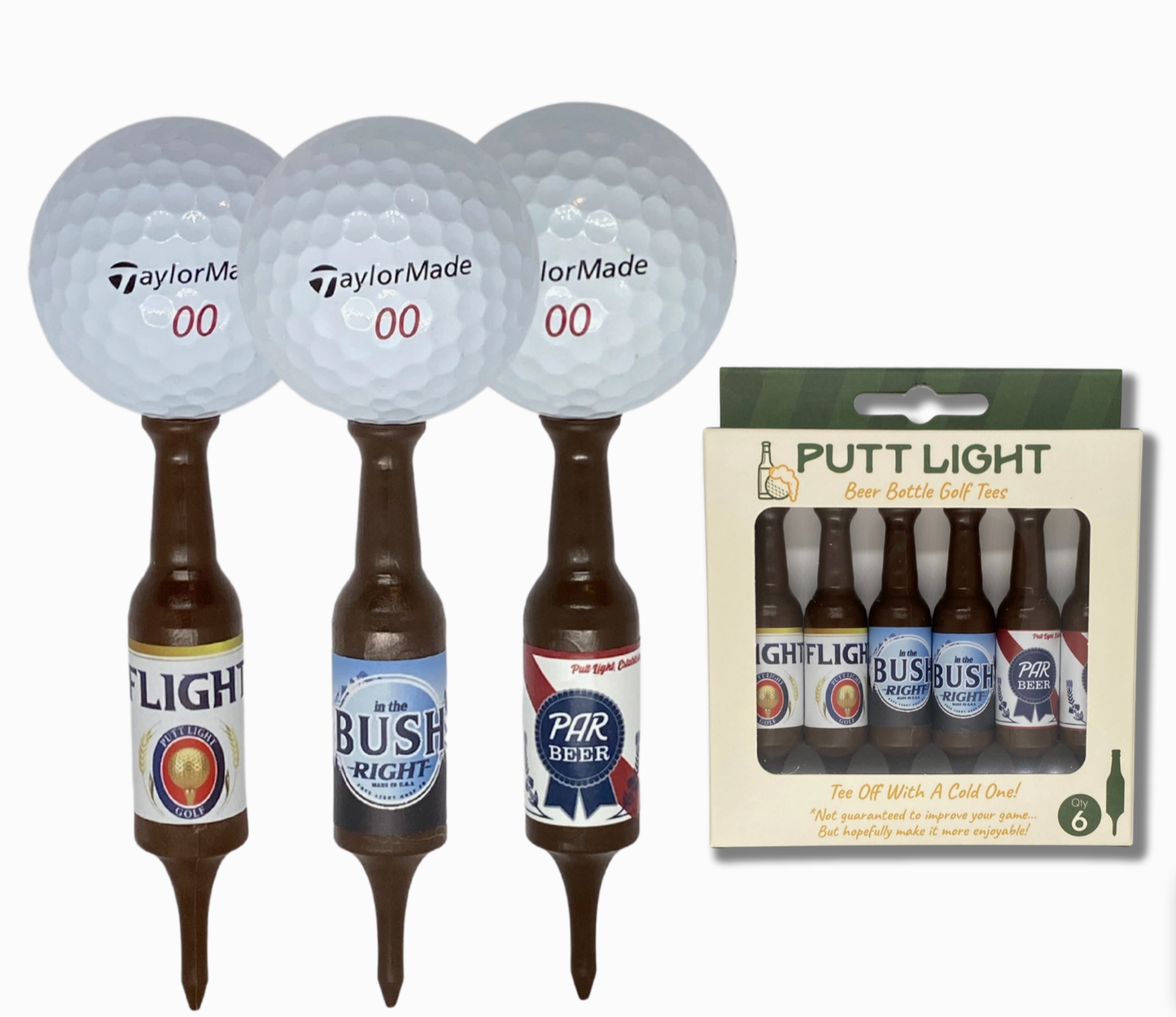 Beer Bottle Golf Tees