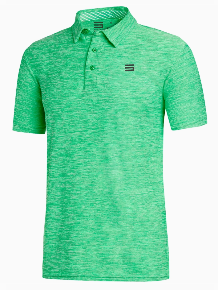 Men's Quick Dry Golf Shirts - Short Sleeve, Athletic Polo