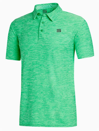 Men's Quick Dry Golf Shirts - Short Sleeve, Athletic Polo