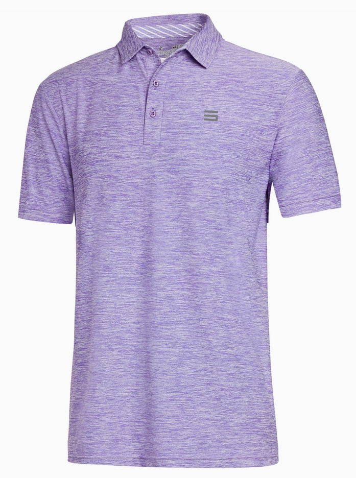 Men's Quick Dry Golf Shirts - Short Sleeve, Athletic Polo