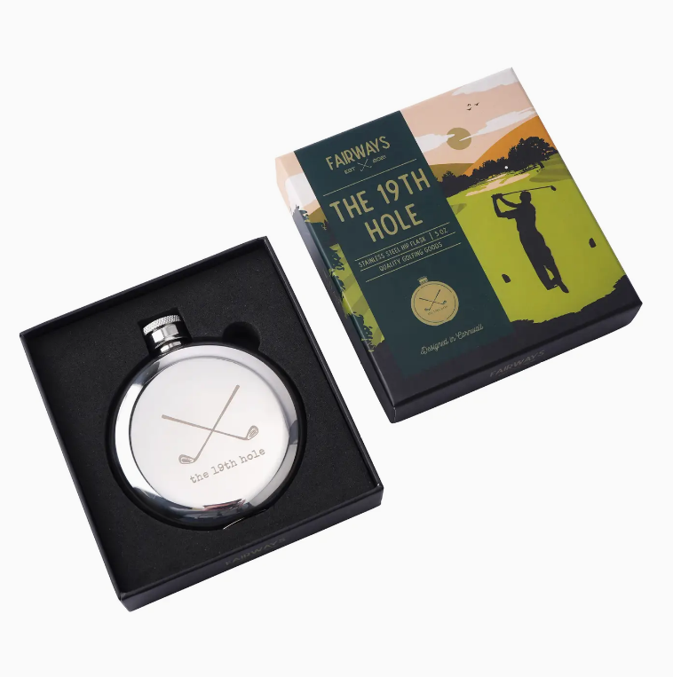 Fairways Golfing Goods '19th Hole' Hip Flask