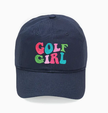 Golf Girl Embroidered Cap