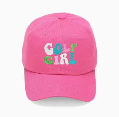 Golf Girl Embroidered Cap