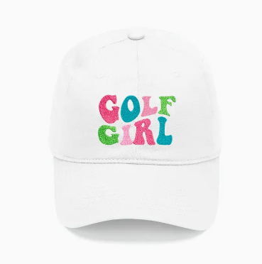 Golf Girl Embroidered Cap