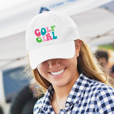 Golf Girl Embroidered Cap