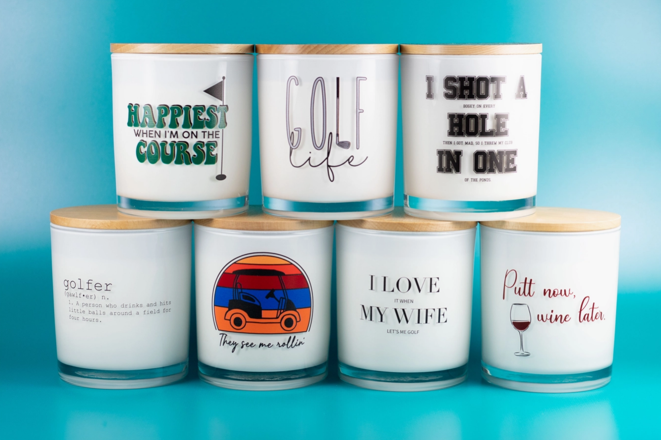 Putt Now, Wine Later Soy Candle