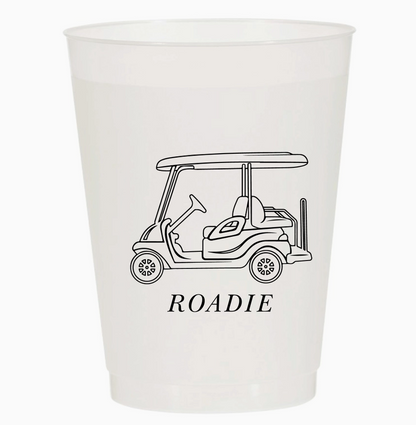 Golf Cart Roadie Masters To Go Frosted Cups - Masters Cup