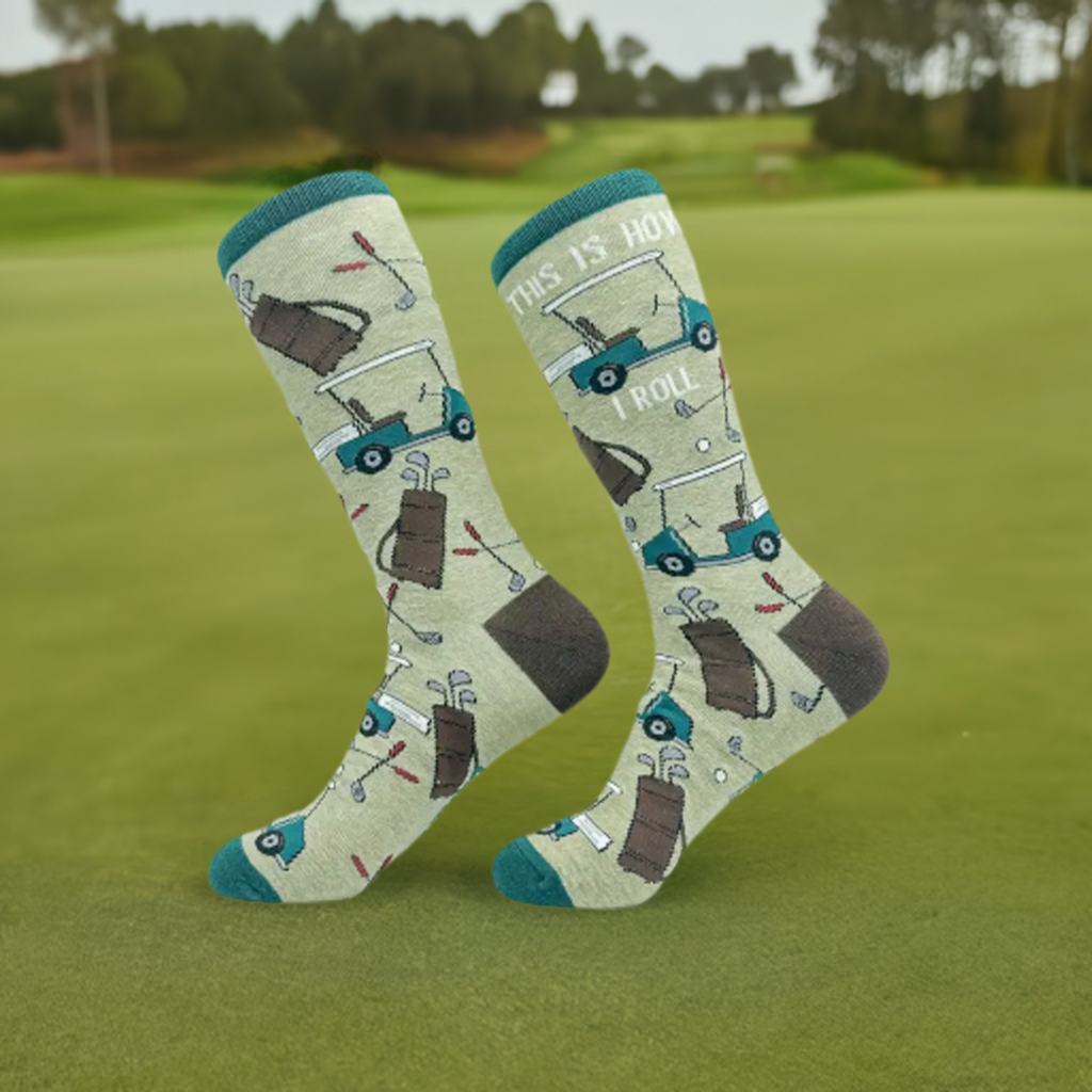 Golf Cart "How I Roll Socks"