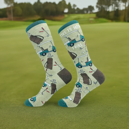 Golf Cart "How I Roll Socks"